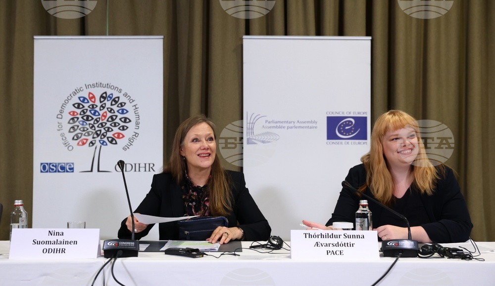 Международни наблюдатели - избори - пресконференция