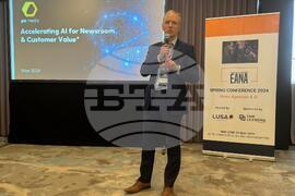 European News Agencies Receive Magnet with Bulgarian Alphabet for May 24