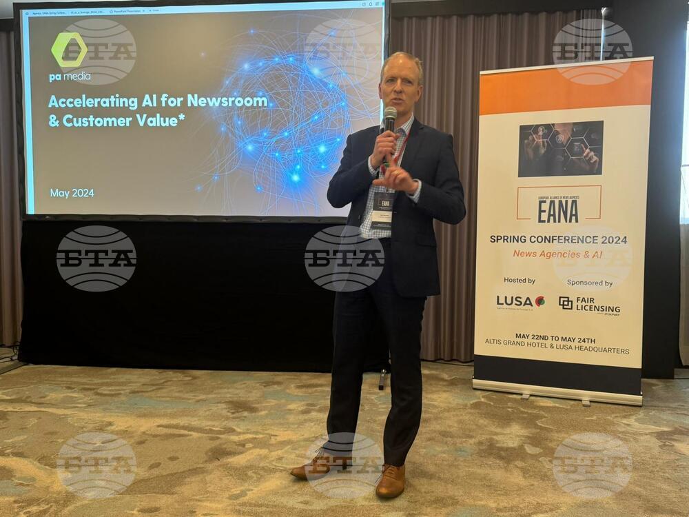 European News Agencies Receive Magnet with Bulgarian Alphabet for May 24