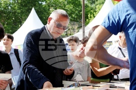 Пролетен панаир на книгата 2024 - Георги Господинов и Анджела Родел