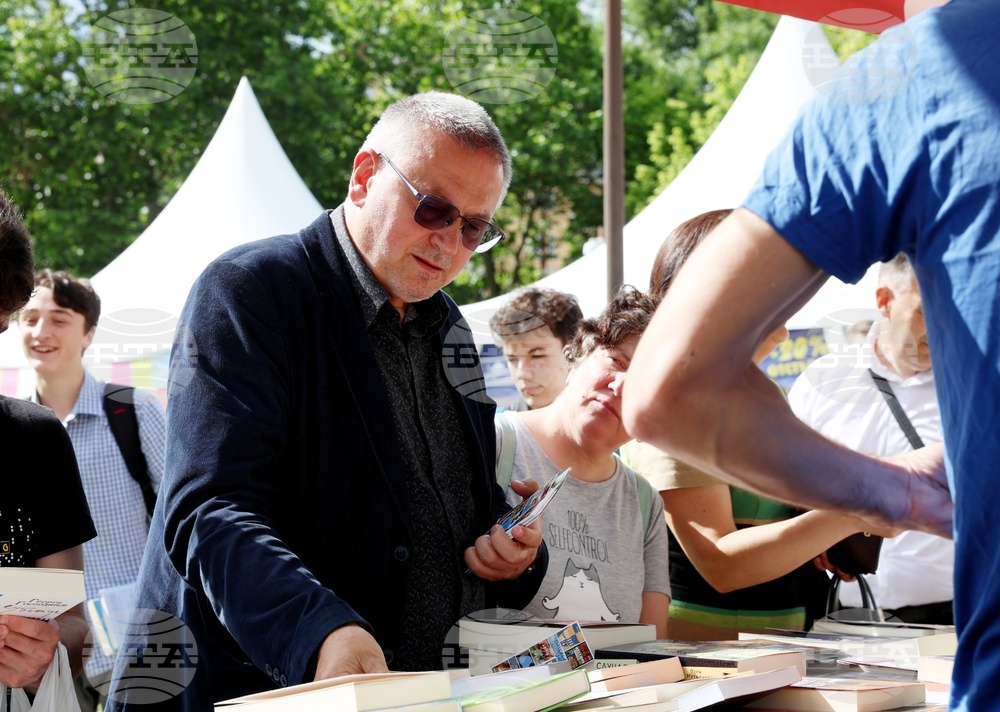 Пролетен панаир на книгата 2024 - Георги Господинов и Анджела Родел