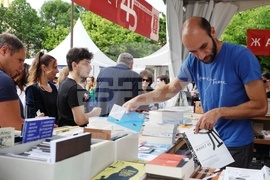 Пролетен панаир на книгата 2024 - Георги Господинов и Анджела Родел