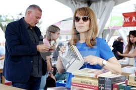 Пролетен панаир на книгата 2024 - Георги Господинов и Анджела Родел