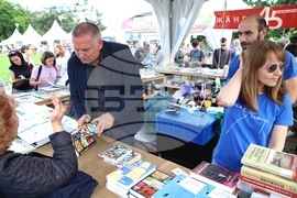 Пролетен панаир на книгата 2024 - Георги Господинов и Анджела Родел