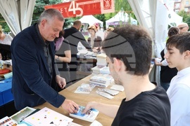 Пролетен панаир на книгата 2024 - Георги Господинов и Анджела Родел