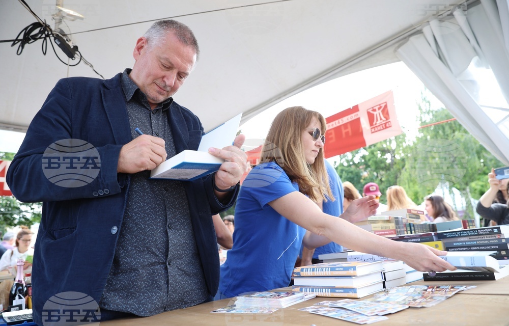 Пролетен панаир на книгата 2024 - Георги Господинов и Анджела Родел