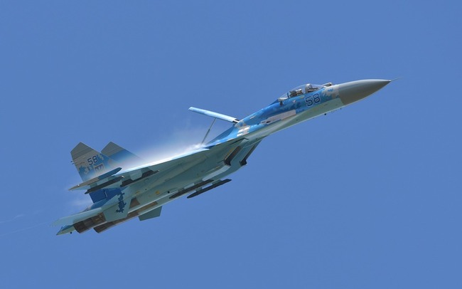 Украинският самолет Су-27, който миналата седмица навлезе в румънското въздушно пространство, се върна в Украйна