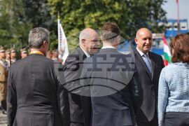 Унгария - Румен Радев - Тамаш Шуйок - посрещане