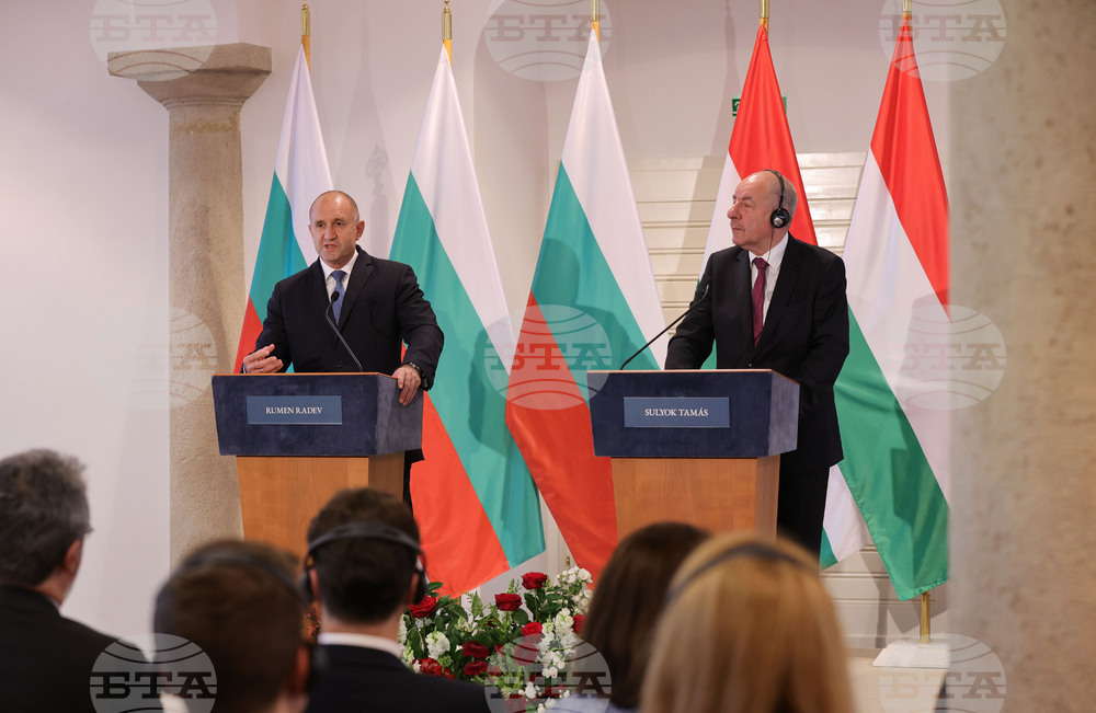 Унгария - България - президенти - пресконференция