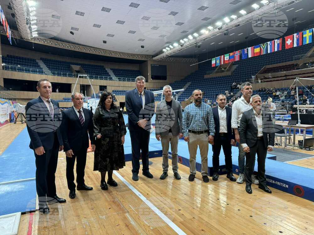 Sports Minister Glushkov Attends Opening of Gymnastics World Cup in Varna