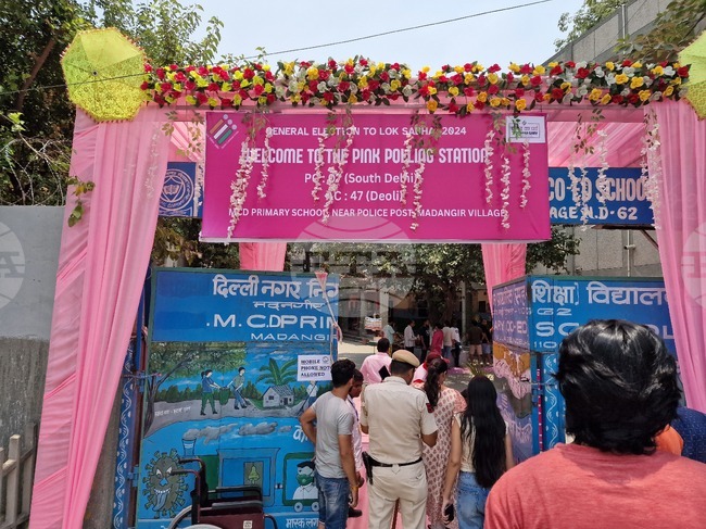 Индия - Делхи - парламентарни избори - избирателни секции