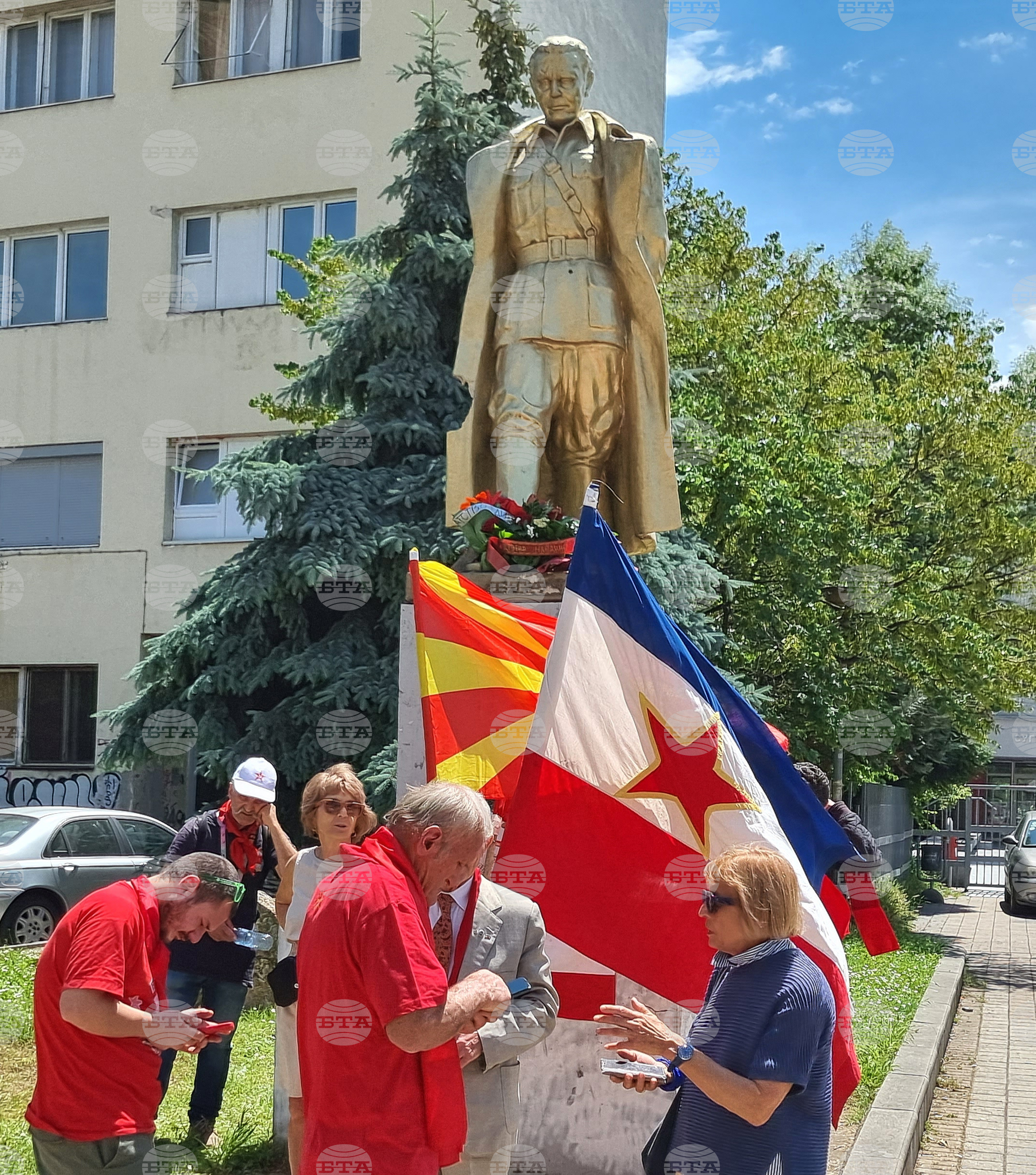 Северна Македония - Скопие - Йосип Броз Тито - паметник - годишнина