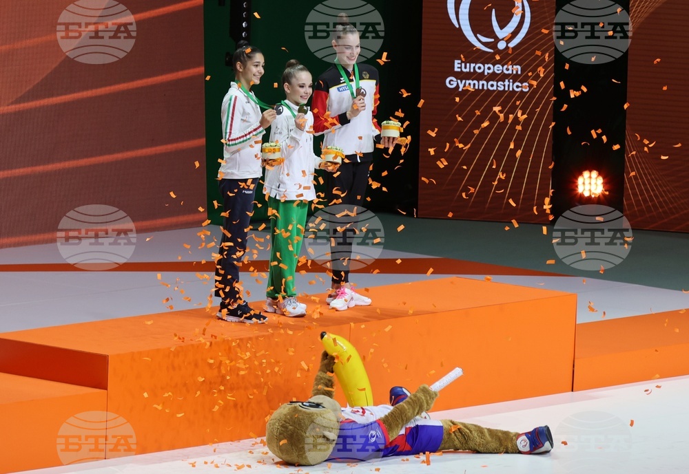 Стилияна Николова спечели златния медал в многобоя на Европейското първенство по художествена гимнастика в Будапеща