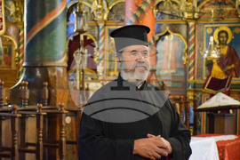 Банско - Освобождение - годишнина -  иконом Георги Касапинов 