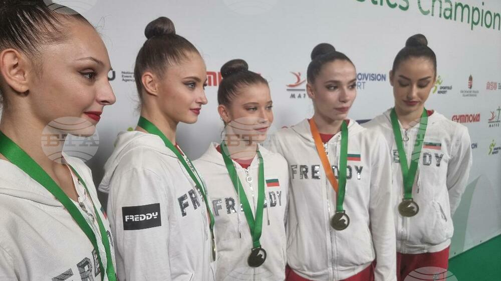 Европейските шампионки от ансамбъла по художествена гимнастика: "Чувстваме се прекрасно, че успяхме да защитим именно тази титла"