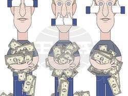 Снимка: Музей "Дом на хумора и сатирата" - Почетно споменаване Кристина Сампайо, Португалия Марк Зъкърбърг 