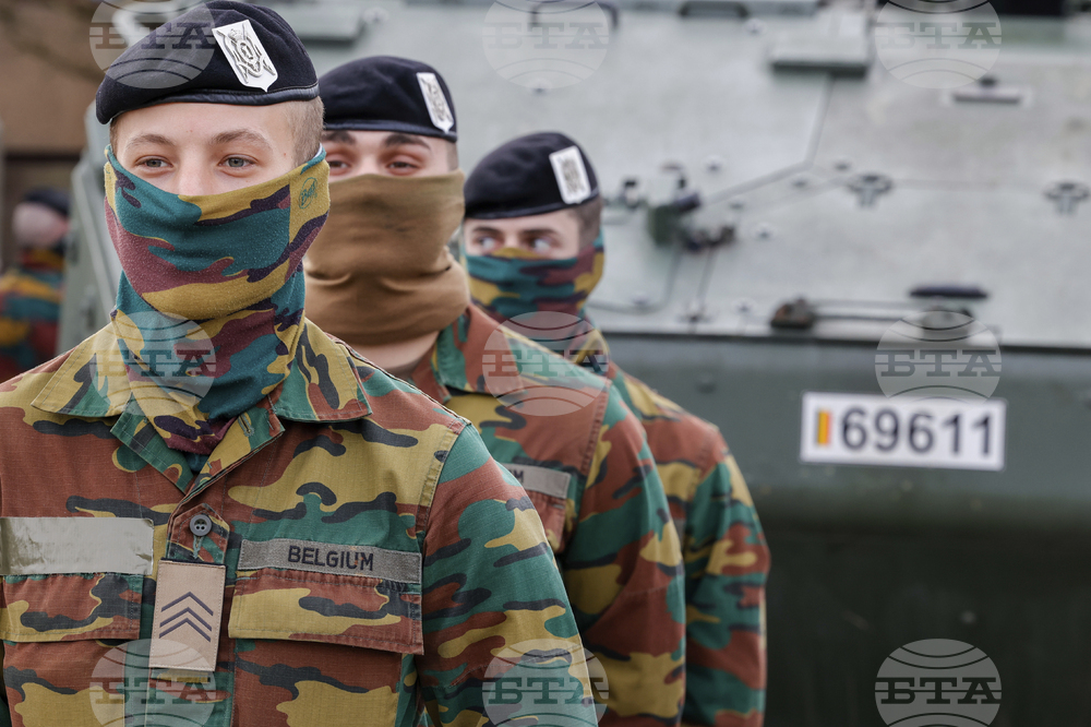 Белгийски военни, част от Силите за бързо реагиране на НАТО, пристигнаха в Румъния