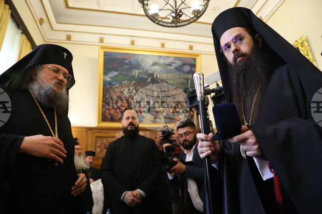 Свети синод - Знеполски епископ Арсений - обявяване за Сливенски митрополит - церемония