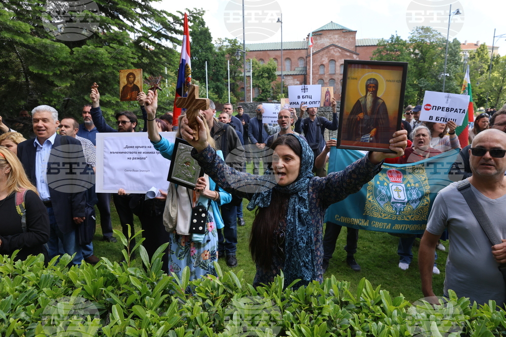Свети синод - Сливенски митрополит - протестиращи