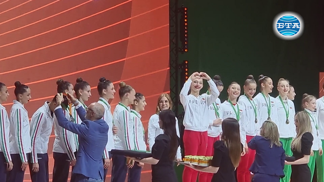 Исторически ден за България на Европейското първенство в Будапеща по художествена гимнастика с три златни медала