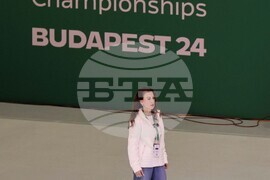 Унгария - Художествена гимнастика - Европейско първенство - Елвира Краснобаева - съчетание с бухалки