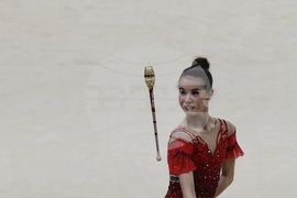 Унгария - Художествена гимнастика - Европейско първенство - Елвира Краснобаева - съчетание с бухалки