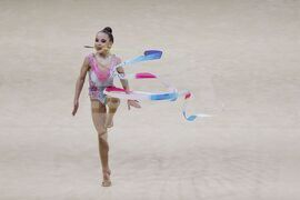 Унгария - Художествена гимнастика - Европейско първенство - Стилияна Николова - съчетание с лента