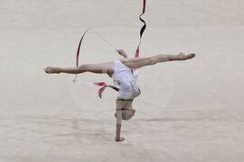 Унгария - Художествена гимнастика - Европейско първенство - Елвира Краснобаева - съчетание с лента