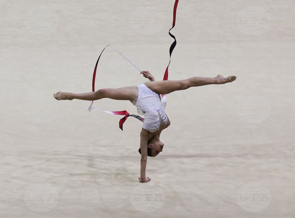 Унгария - Художествена гимнастика - Европейско първенство - Елвира Краснобаева - съчетание с лента