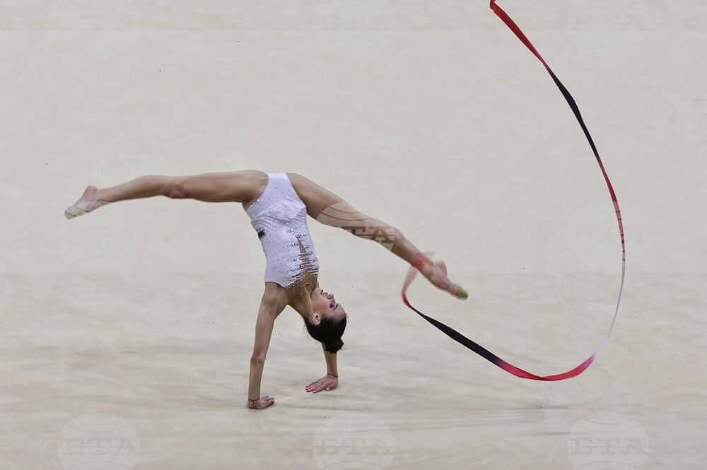 Унгария - Художествена гимнастика - Европейско първенство - Елвира Краснобаева - съчетание с лента