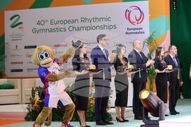 Унгария - Художествена гимнастика - Европейско първенство - награждаване - Румен Радев