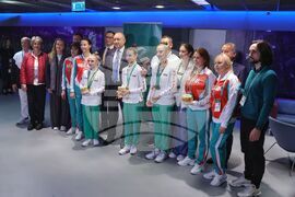 Унгария - Художествена гимнастика - президент - среща