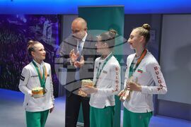 Унгария - Художествена гимнастика - президент - среща