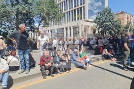 Турция - пенсионери - протест