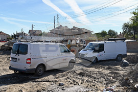 Село Каравелово - фургони - разполагане