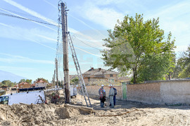 Село Каравелово - фургони - разполагане