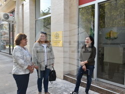 Първият официален гост в новия дом на БКИЦ  в Скопие бе кметът на Ловеч