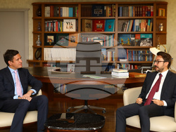 Среща на посланик Ангел Чолаков с генералния директор на Анадолската агенция Сердар Карагьоз