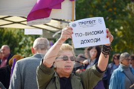 Благоевград - протест - КНСБ