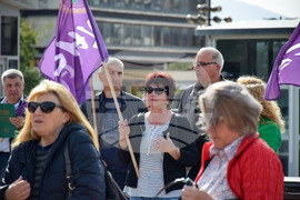 Благоевград - протест - КНСБ