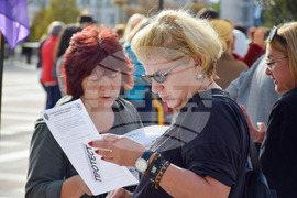 Благоевград - протест - КНСБ