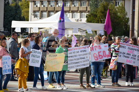 Благоевград - протест - КНСБ