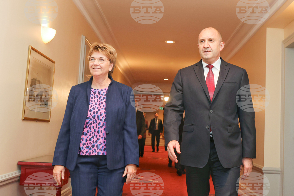 Швейцария - Румен Радев - Виола Амхерд - среща