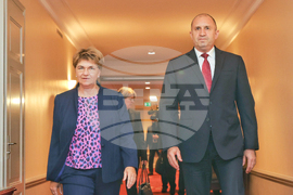 Швейцария - Румен Радев - Виола Амхерд - среща