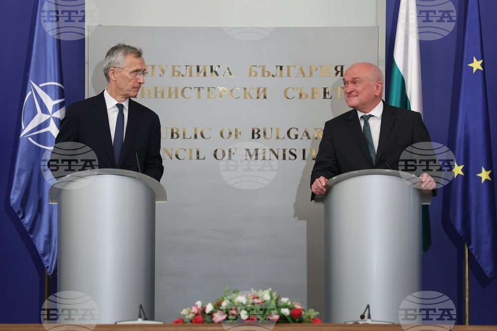 Димитър Главчев - Йенс Столтенберг - брифинг