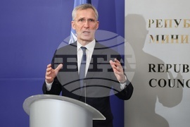 Димитър Главчев - Йенс Столтенберг - брифинг