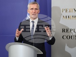 Димитър Главчев - Йенс Столтенберг - брифинг