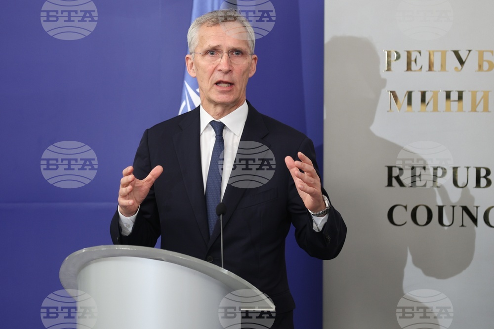 Димитър Главчев - Йенс Столтенберг - брифинг