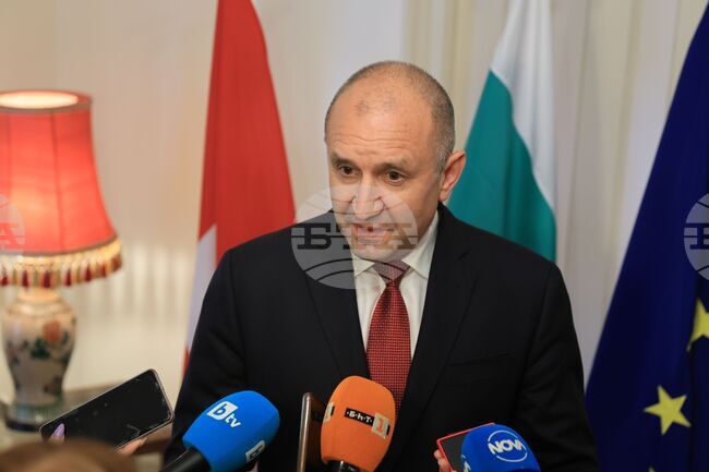 Швейцария - Румен Радев - брифинг