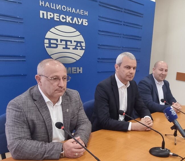 Пресконференция на ПП „Възраждане“ на тема „Избори за европейски и национален парламент“